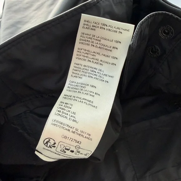 Anthropologie Maeve Faux Leather Black High-Waisted Taper Trousers Size 6 - Picture 10 of 11